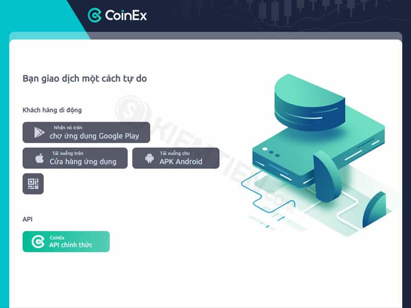 Nạp và rút tiền tại sàn Coinex