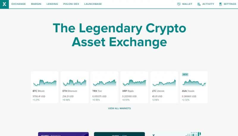 Một số hạn chế trên sàn Poloniex