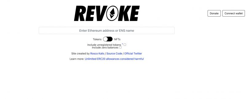 Hướng dẫn sử dụng Revoke với ví Metamask