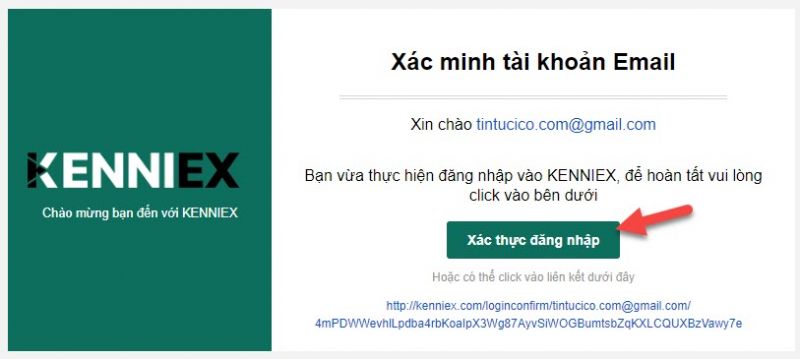 Hướng dẫn xác minh tài khoản