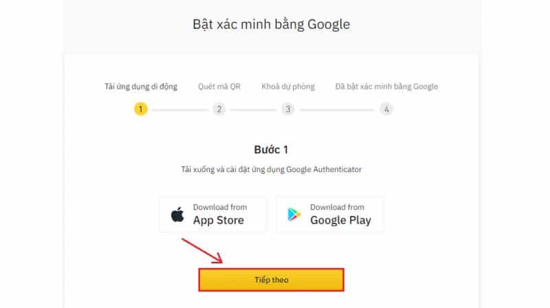 Tải ứng dụng xác minh Google