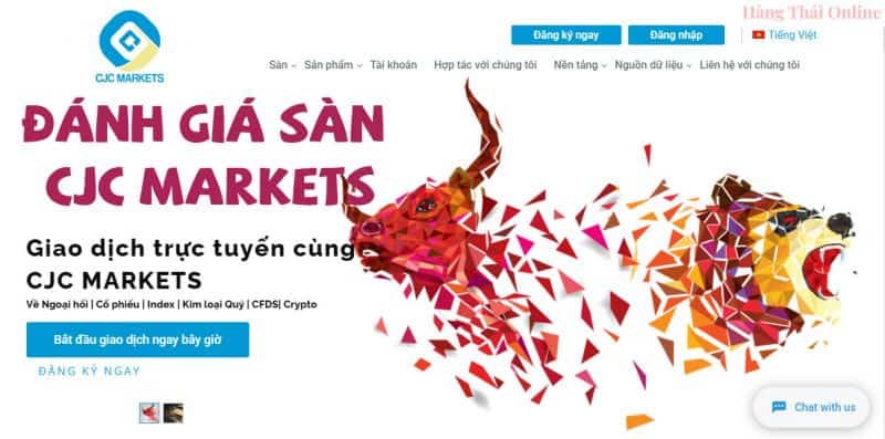 nền tảng giao dịch của CJC Markets